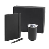 Set of Tumbler, A5 Notebook and Pen - Black