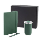 Set of Tumbler, A5 Notebook and Pen - Green
