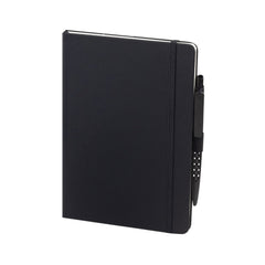 Set of Double Walled Tumbler, A5 Notebook and Pen - Black