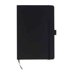 Set of Double Walled Tumbler, A5 Notebook and Pen - Black