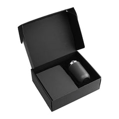 Set of Tumbler, A5 Notebook and Pen - Black