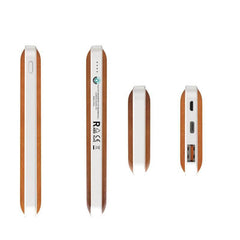 Albeck Recycled Leather Powerbank 10000mAh PD (White/Tan)