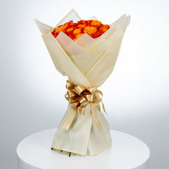 Bouquet od orange roses