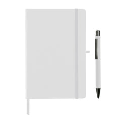 Borna Giftology Notebook and Pen Set (White)