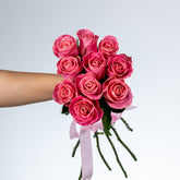 Bunch of Peach Roses