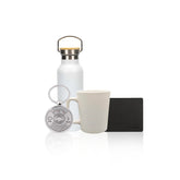 Set of Cup, Bottle, Keychain & Wallet