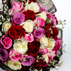 Elegan Mixed Rose Bouquet