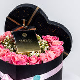 Flowers with Versace Crystal Noir EDP 90ML