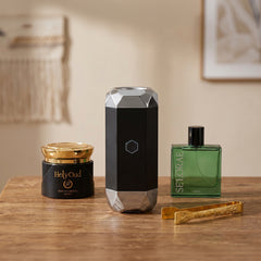 Set Of Bakhoor, Burner & Parfum