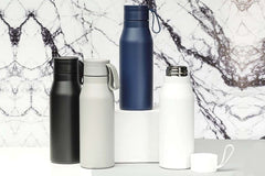 Nebra Vacuum Insulated Bottle with Loop (White)