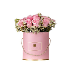 Pink Rose Box Arrangement