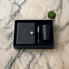 Gift Box with Notebook, Pen & Cup