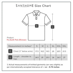 Santhome PRO EARTH Womens Polo Shirt
