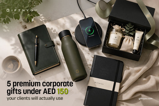 5 premium corporate gifts under AED 150 your clients will actually use