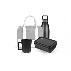 Set Of Bag, Lunch Box, Bottle & Cup