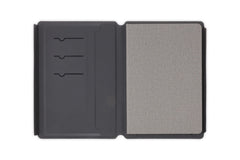 Set with Refillable Notebook, Pen & Cardholder - Gray