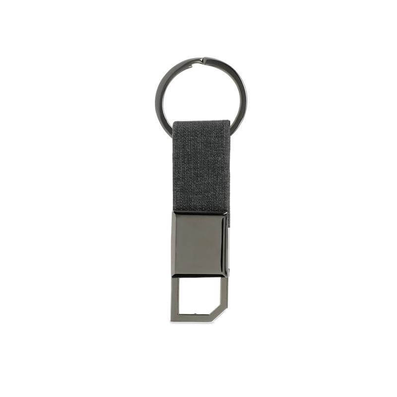 Set Of Card Holder, Key Chain and Pen - Black