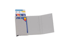 Set with Refillable Notebook, Pen & Cardholder - Gray