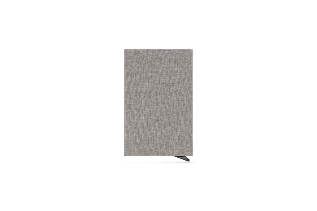Set with Refillable Notebook, Pen & Cardholder - Gray