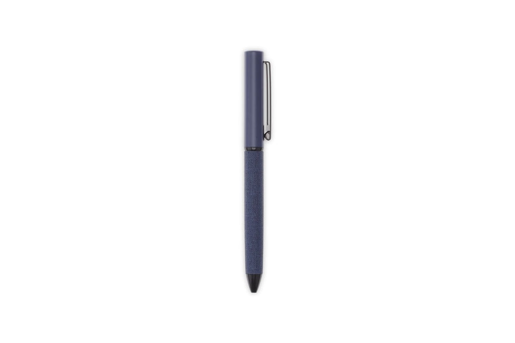 Set with Refillable Notebook, Pen & Cardholder - Navy