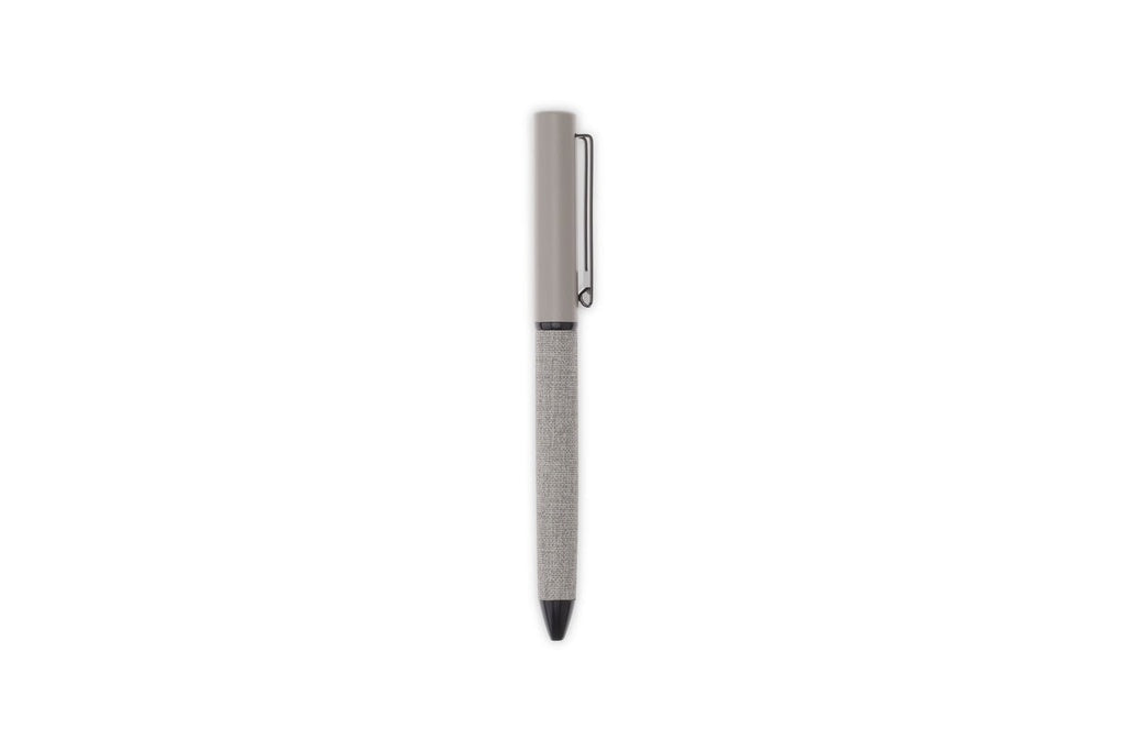 Set with Refillable Notebook, Pen & Cardholder - Gray