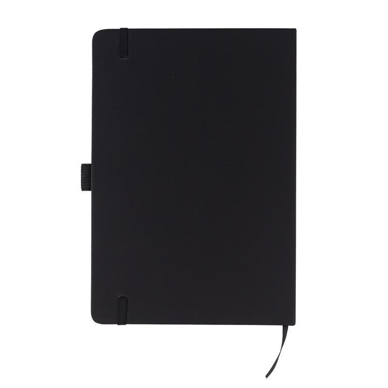 Set of Double Walled Tumbler, A5 Notebook and Pen - Black