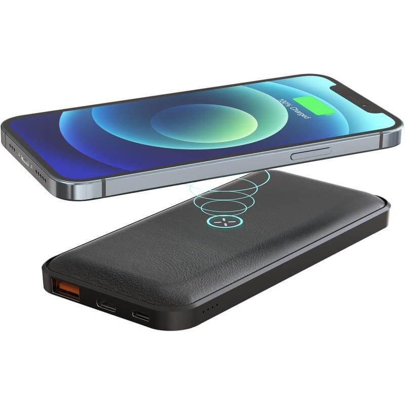 Albeck Recycled Leather Powerbank 10000mAh PD (Black)