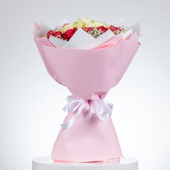 Peach Rose Bouquet