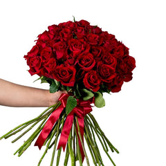 Bunch of Red Roses (50 Flowers)