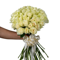 Bunch of White Roses (50pcs)