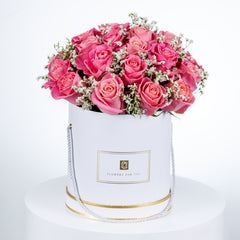 Flower IN A Round Box