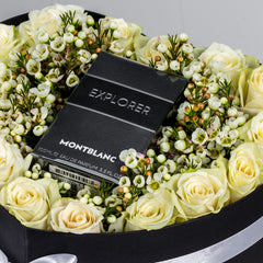 Flower with Mont Blank Explorer M EDP 100ML