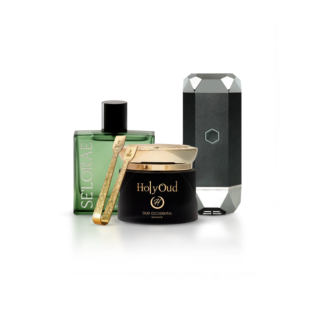 Set Of Bakhoor, Burner & Parfum