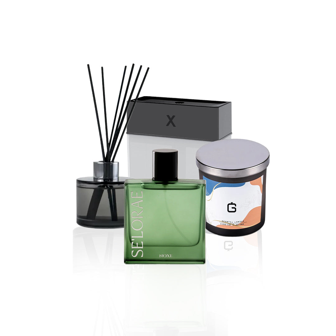 Set Of Parfum, Reed Diffuser, Humidifier & Scented Candle