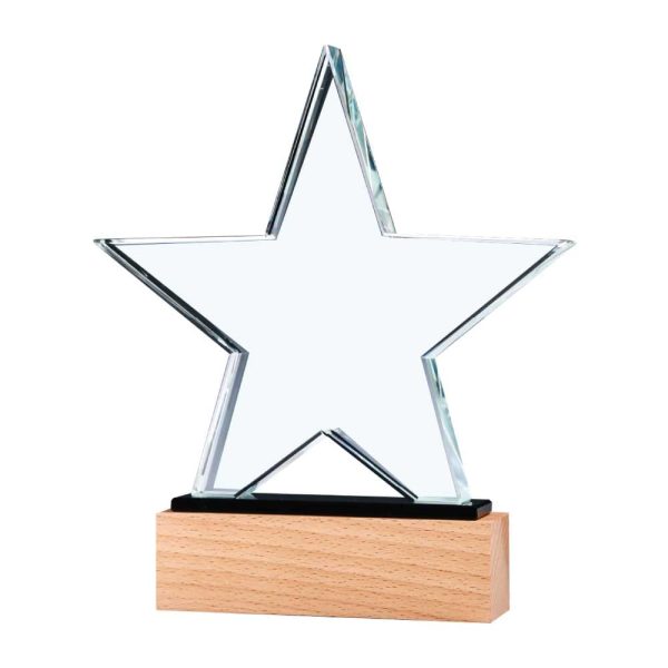 The Rising Star Crystal Award – personalised corporate award from GiftNYou