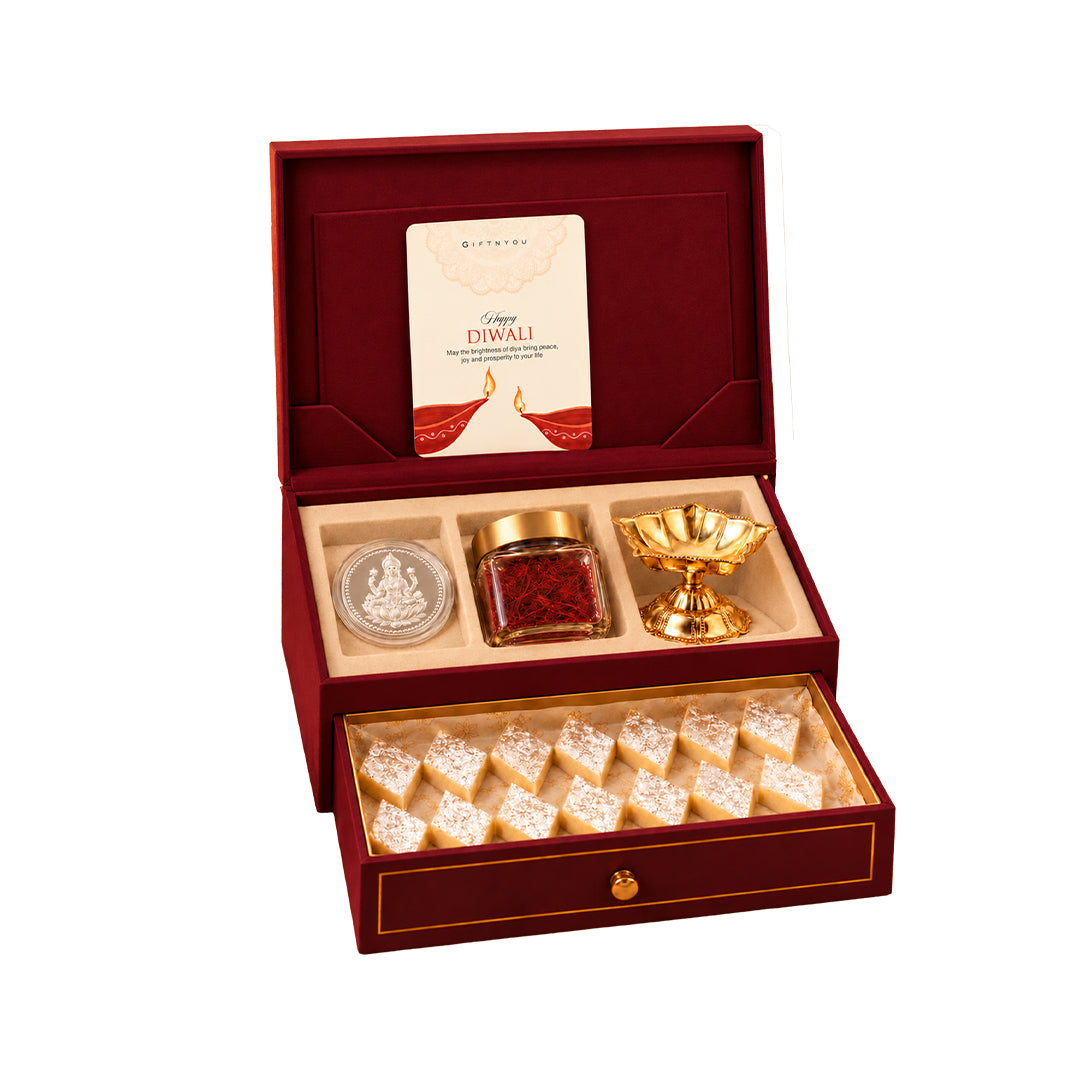 The Diwali Prosperity Box by GiftNYou on a white background