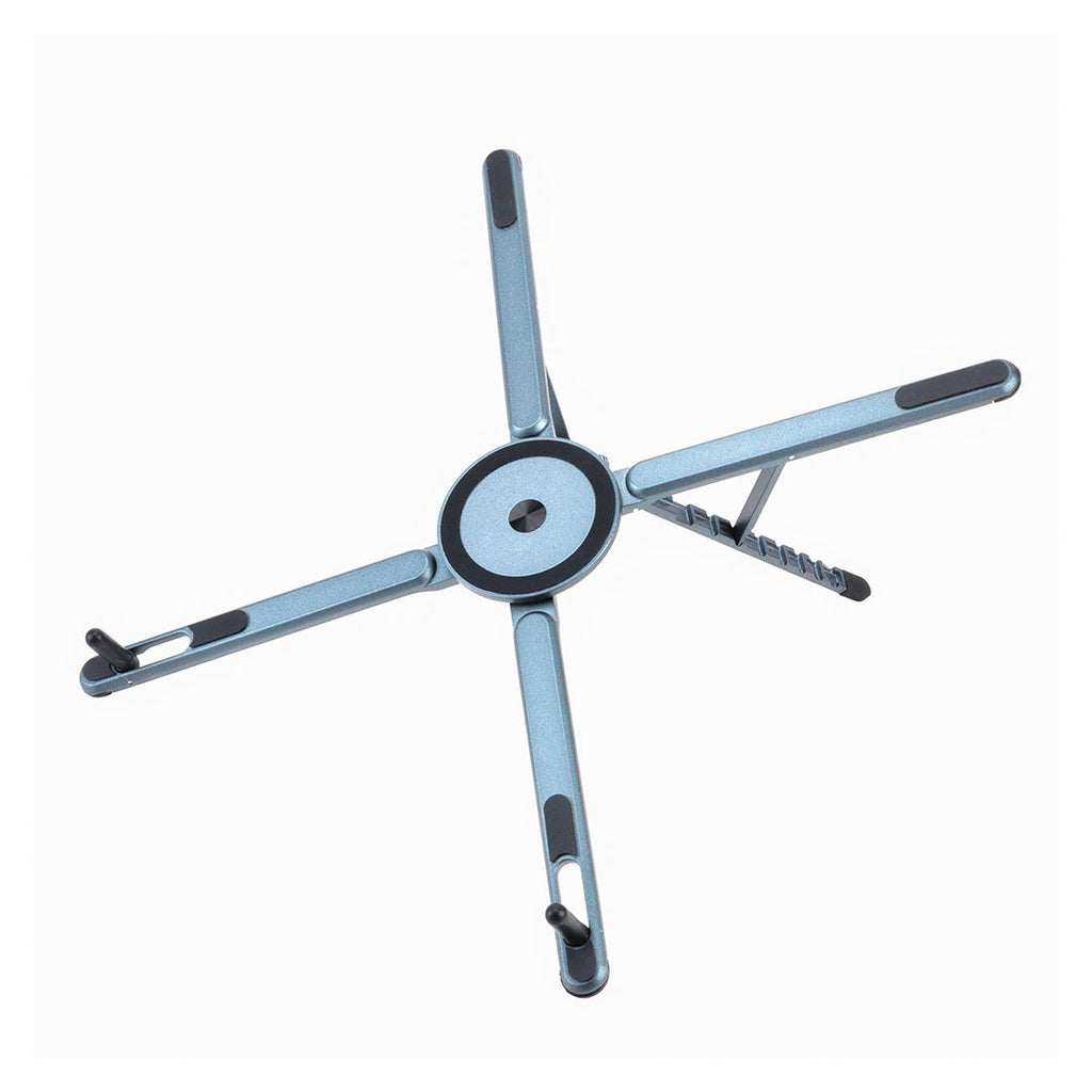 foldable aluminium laptop stand - additional view