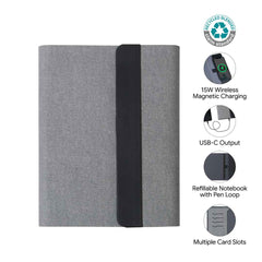 magnetic power bank portfolio grey