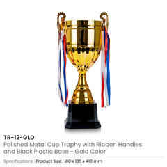 The Champion’s Cup Trophy by GiftNYou - Gold