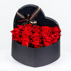 Heart shape Box Arrangement
