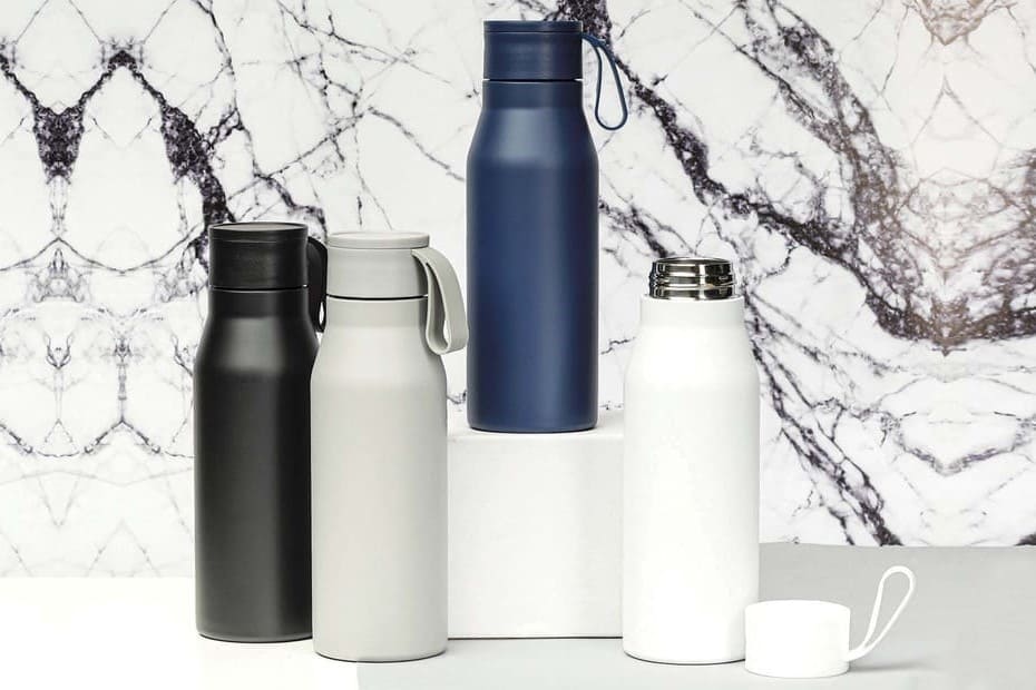 Nebra Vacuum Insulated Bottle with Loop (Black)