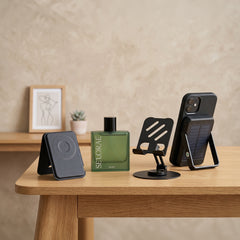 Set Of Parfum, Powerbank, Cardholder & Phone Stand