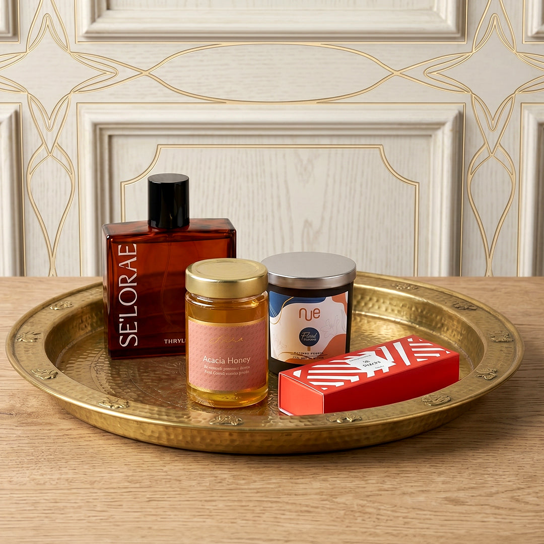 Set Of Parfum, Chocolate, Honey & Scented Candle