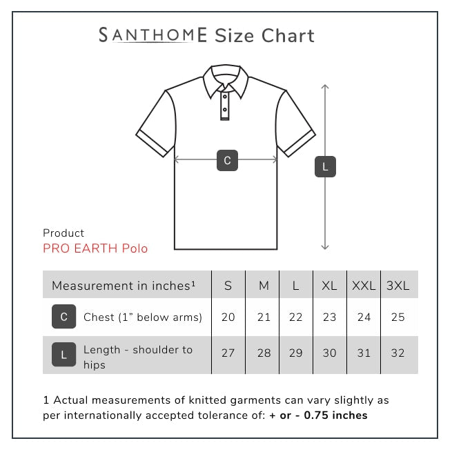 Santhome Pro Earth Mens Polo Shirt