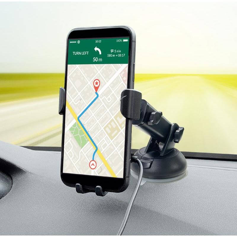 Skross Car Phone Holder & Wireless Charger (Black)